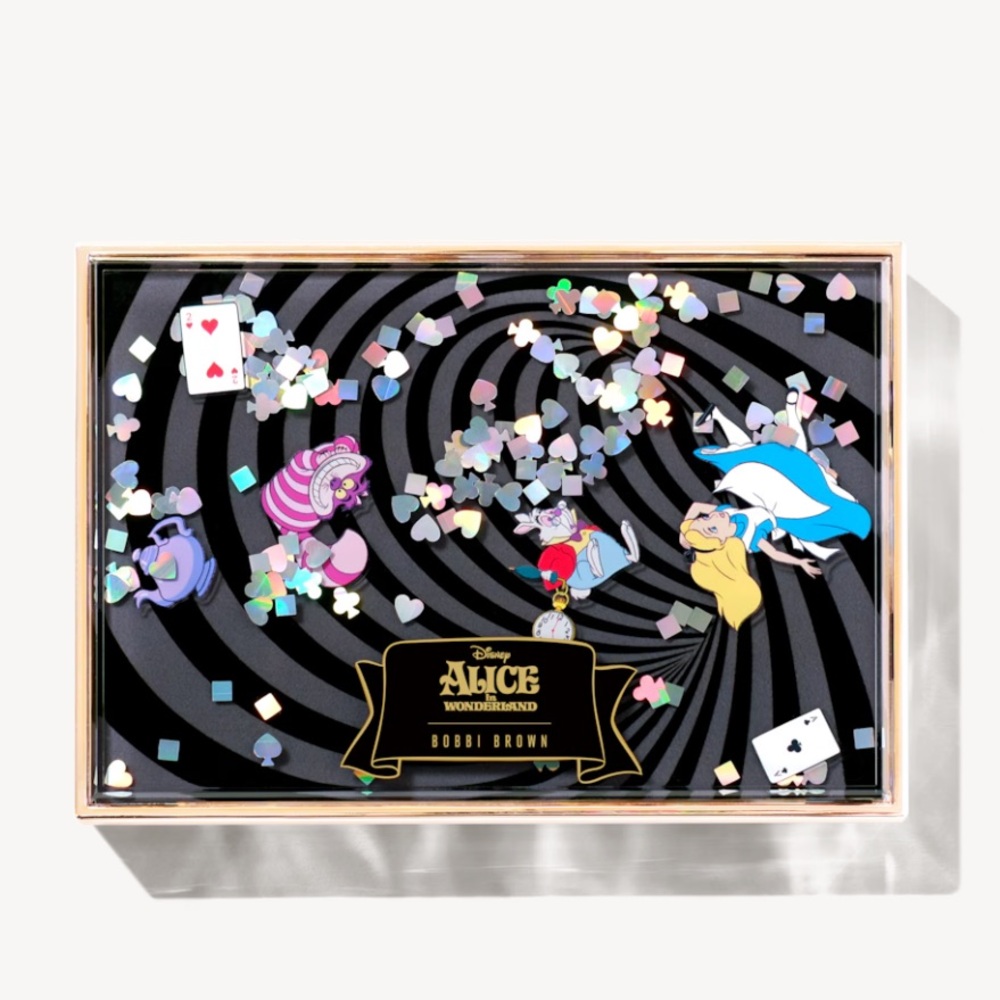 🐰♣️NWT BOBBI BROWN DISNEY ALICE IN WONDERLAND EYE SHADOW PALETTE METALLIC 🐇🐰 - Picture 3 of 12